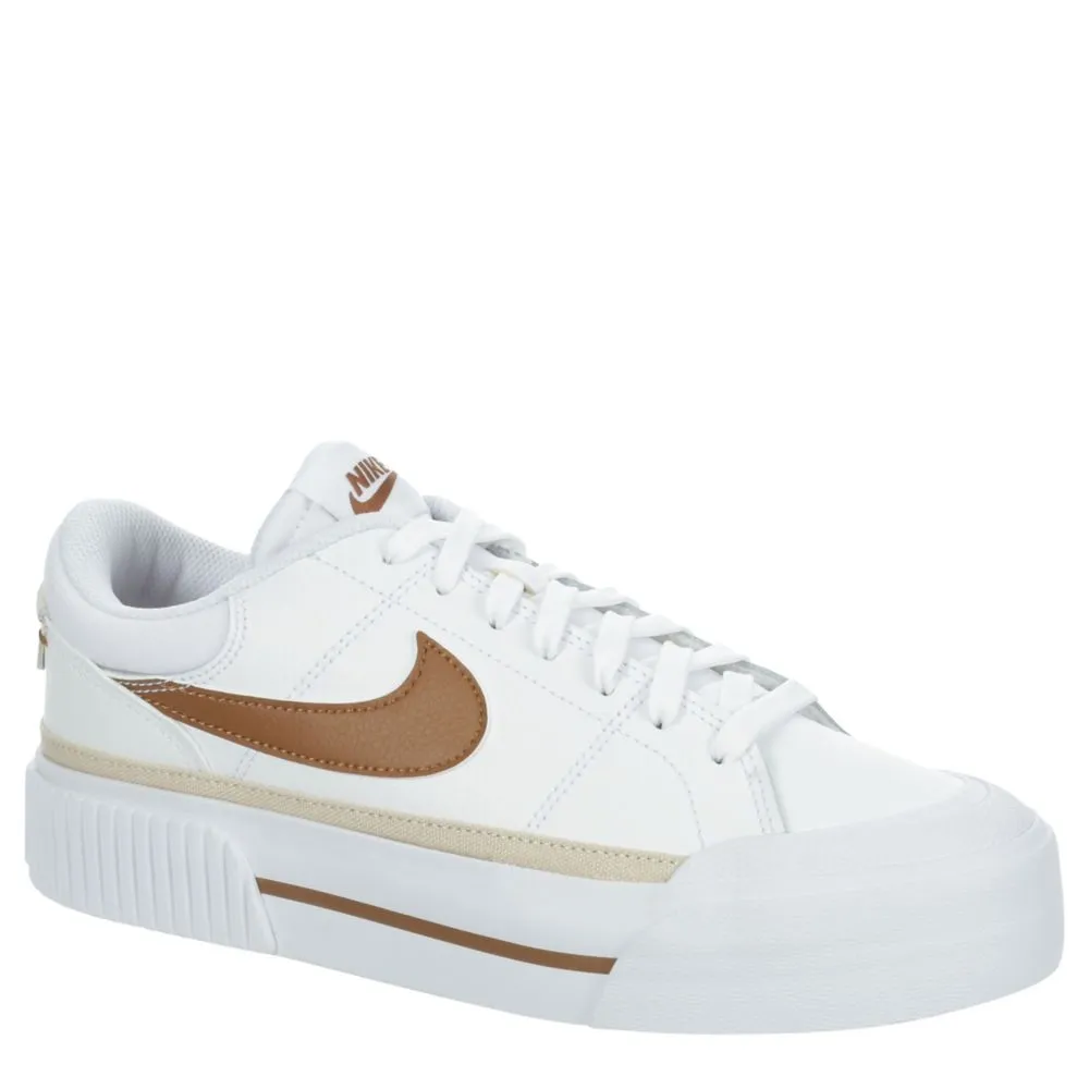 NIKE  WOMENS COURT LEGACY LIFT SNEAKER