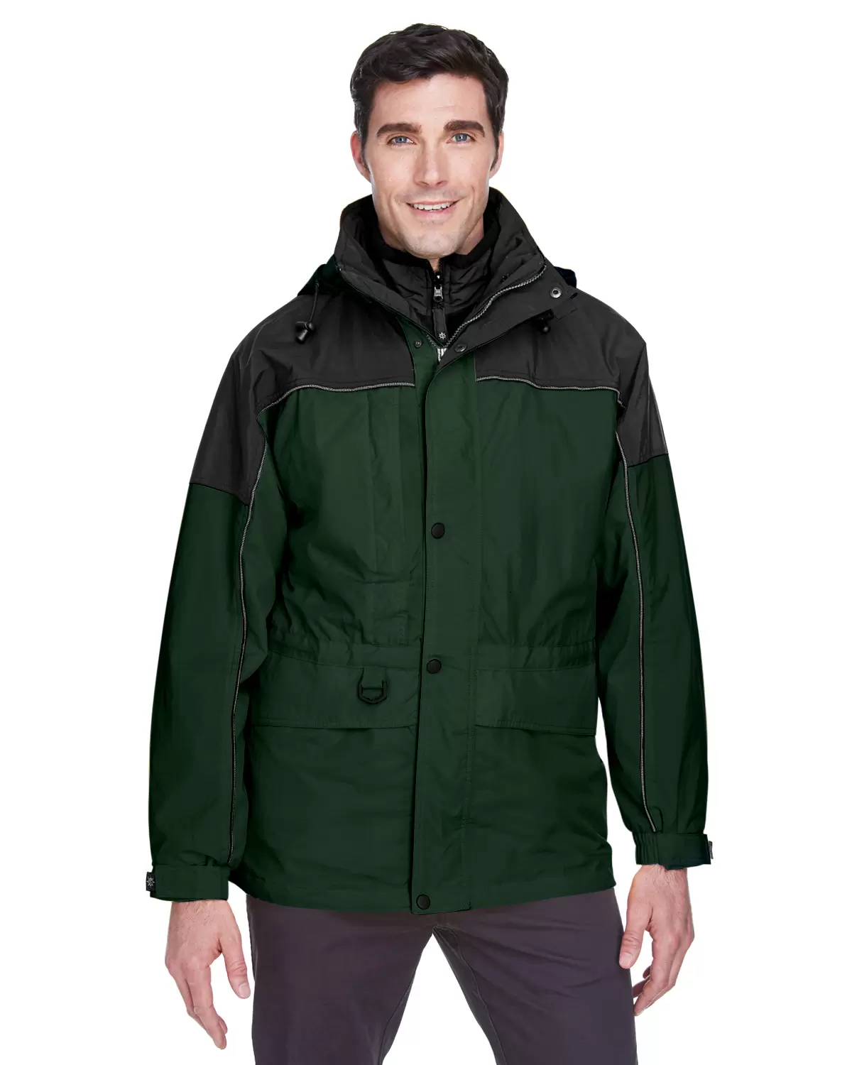 North End 88006 Adult 3-in-1 Two-Tone Parka SKU: 88006