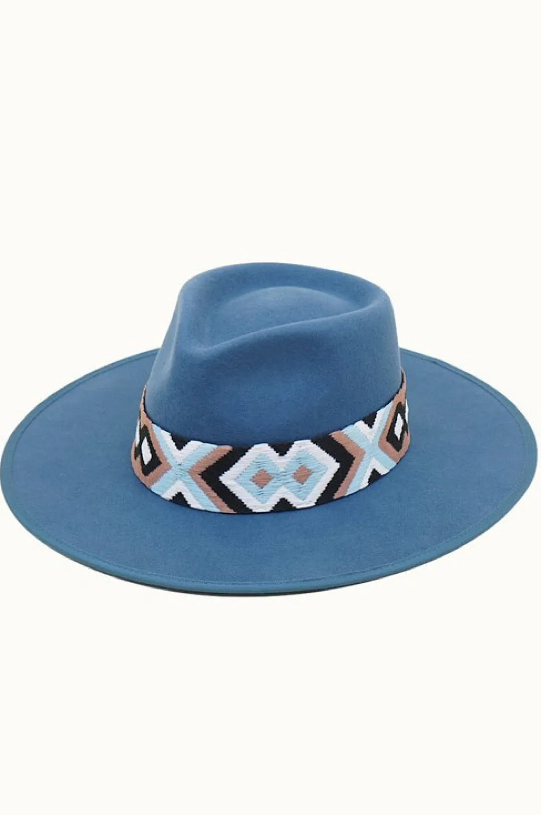 Ocean Blue Structured Rancher Style Hat