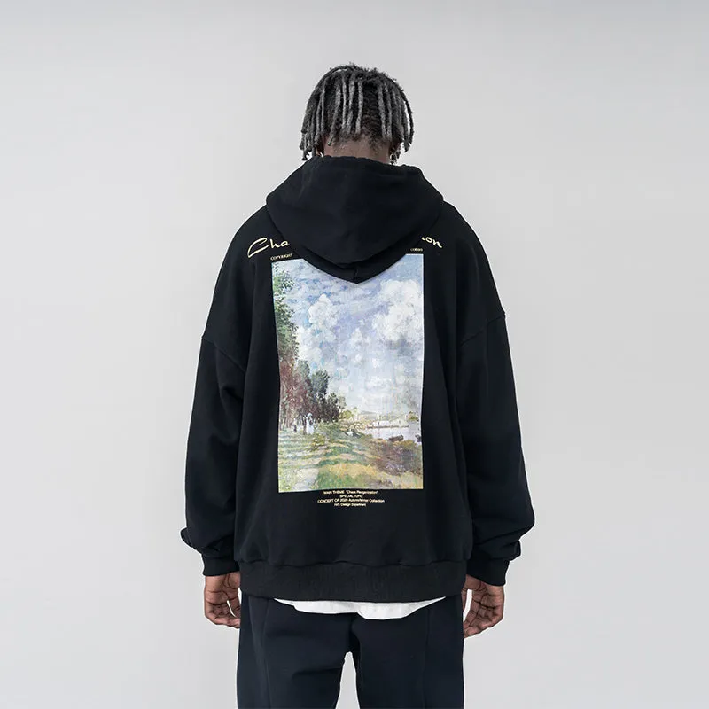 Oil Painting Logo Hoodie