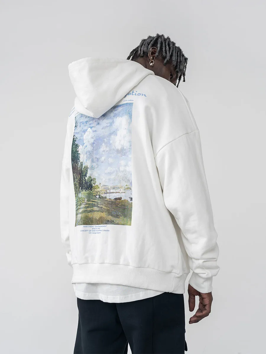 Oil Painting Logo Hoodie