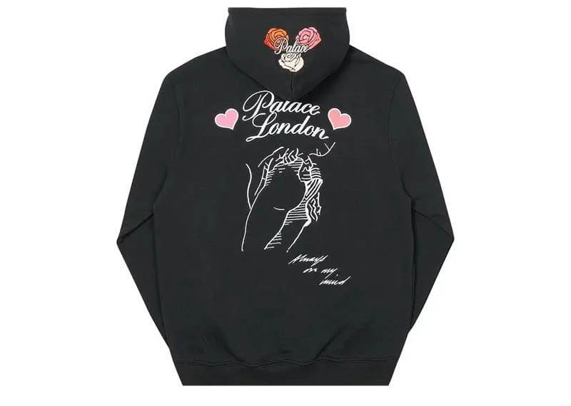 Palace Love letter hoodie black