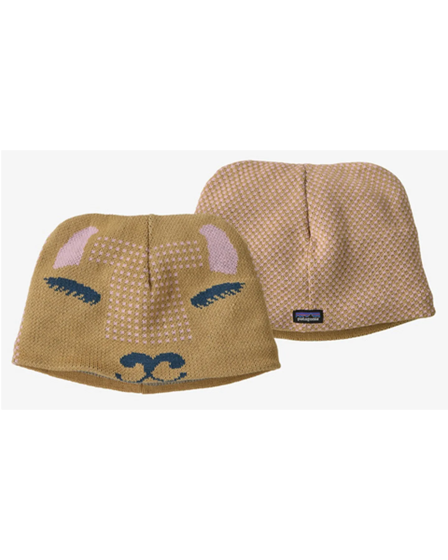 Patagonia Animal Friends Infant's Beanie - Guanaco / Dark Camel