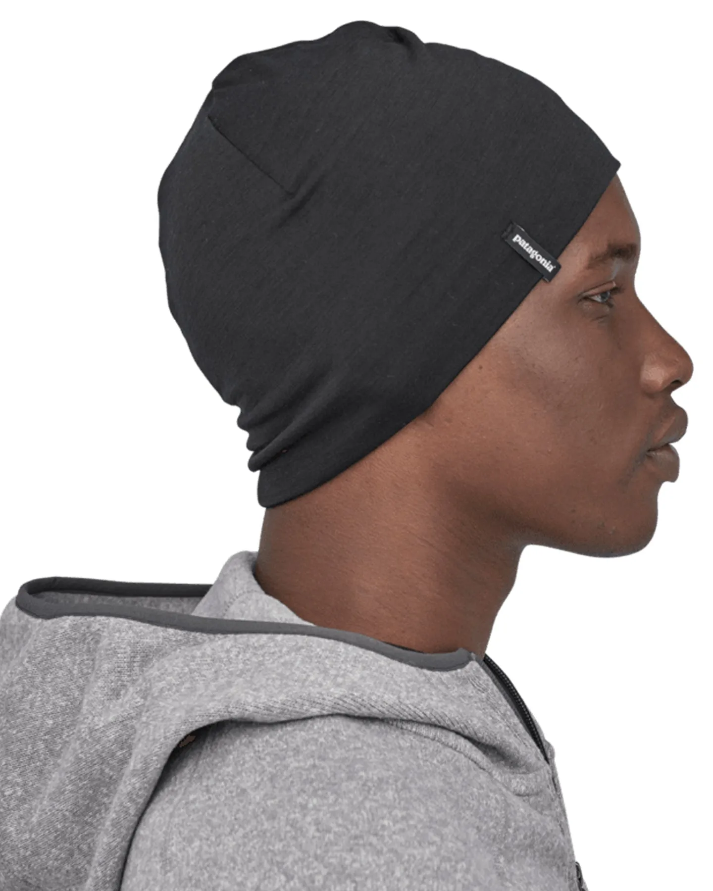 Patagonia Overlook Merino Wool Liner Beanie - Black