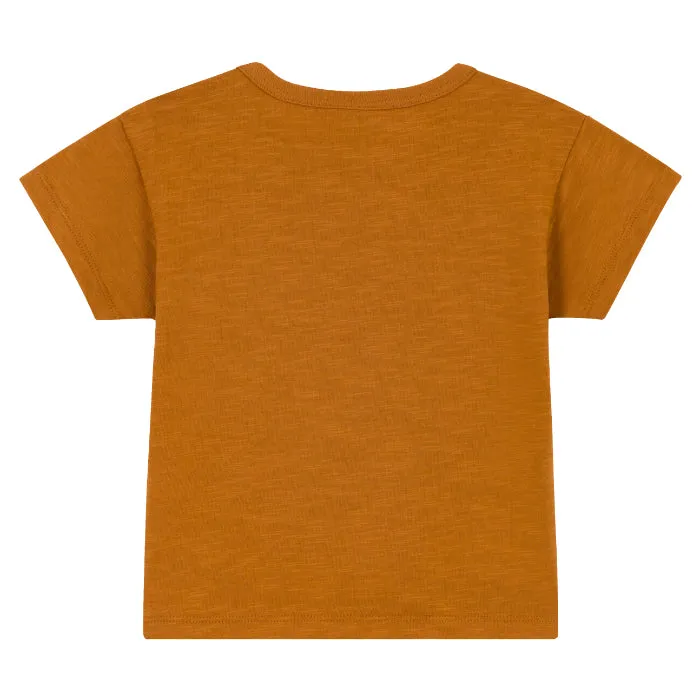 Petit Bateau Baby T-shirt Toast Brown