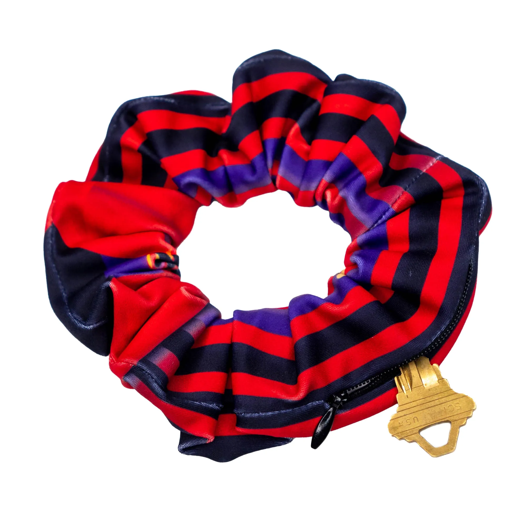 Poisoned Heart Villain Zipper Scrunchie