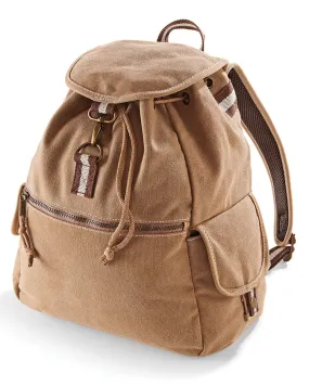 QD612 Quadra Vintage Canvas Backpack