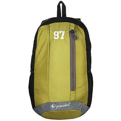 Quest Green Backpack / School Bag by President Bags