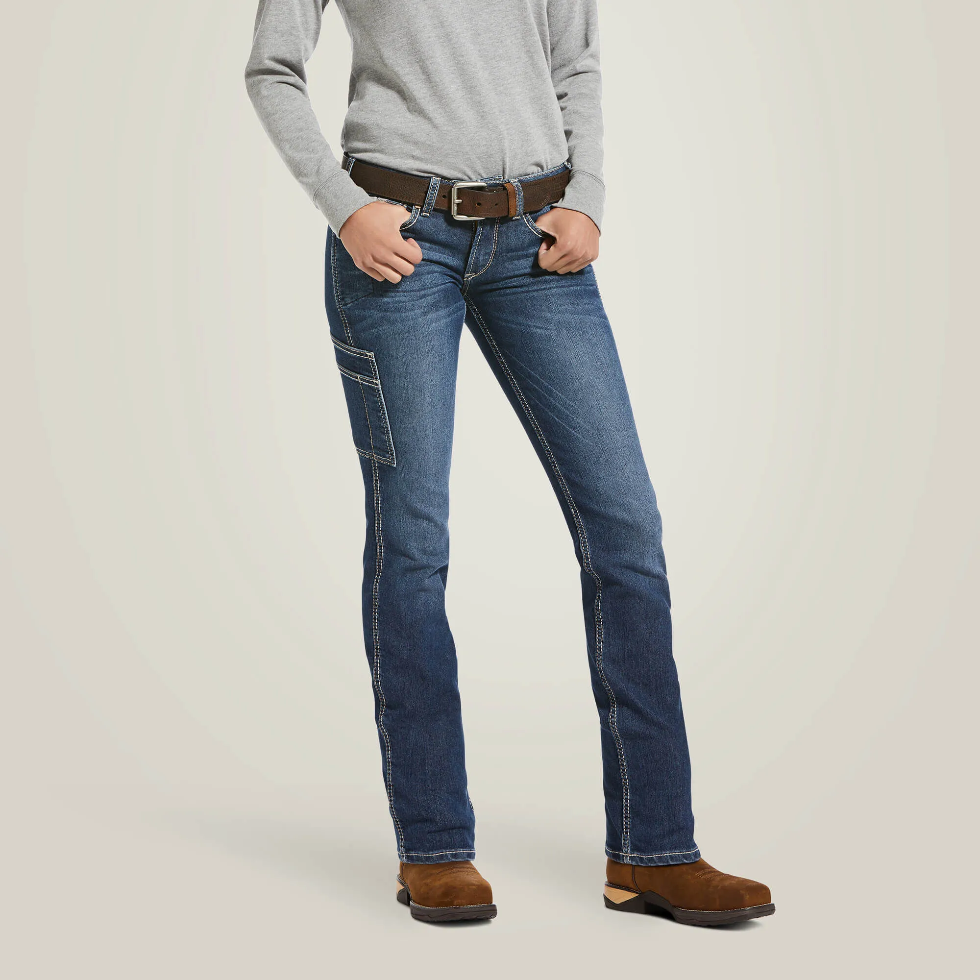 Rebar DuraStretch Riveter Straight Leg Jean