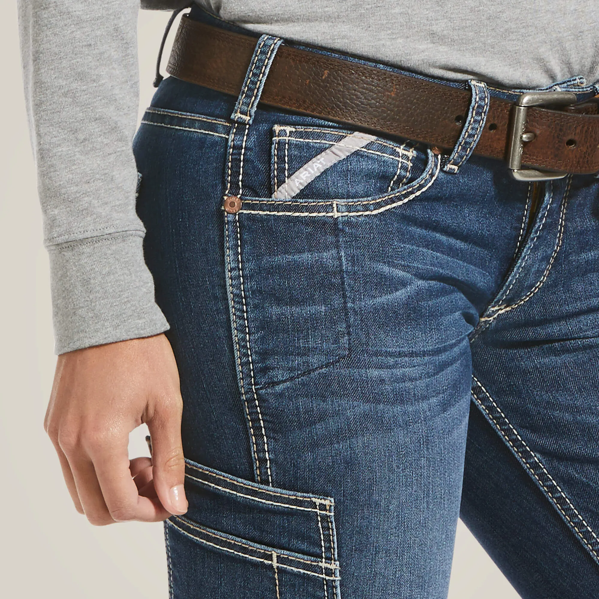 Rebar DuraStretch Riveter Straight Leg Jean