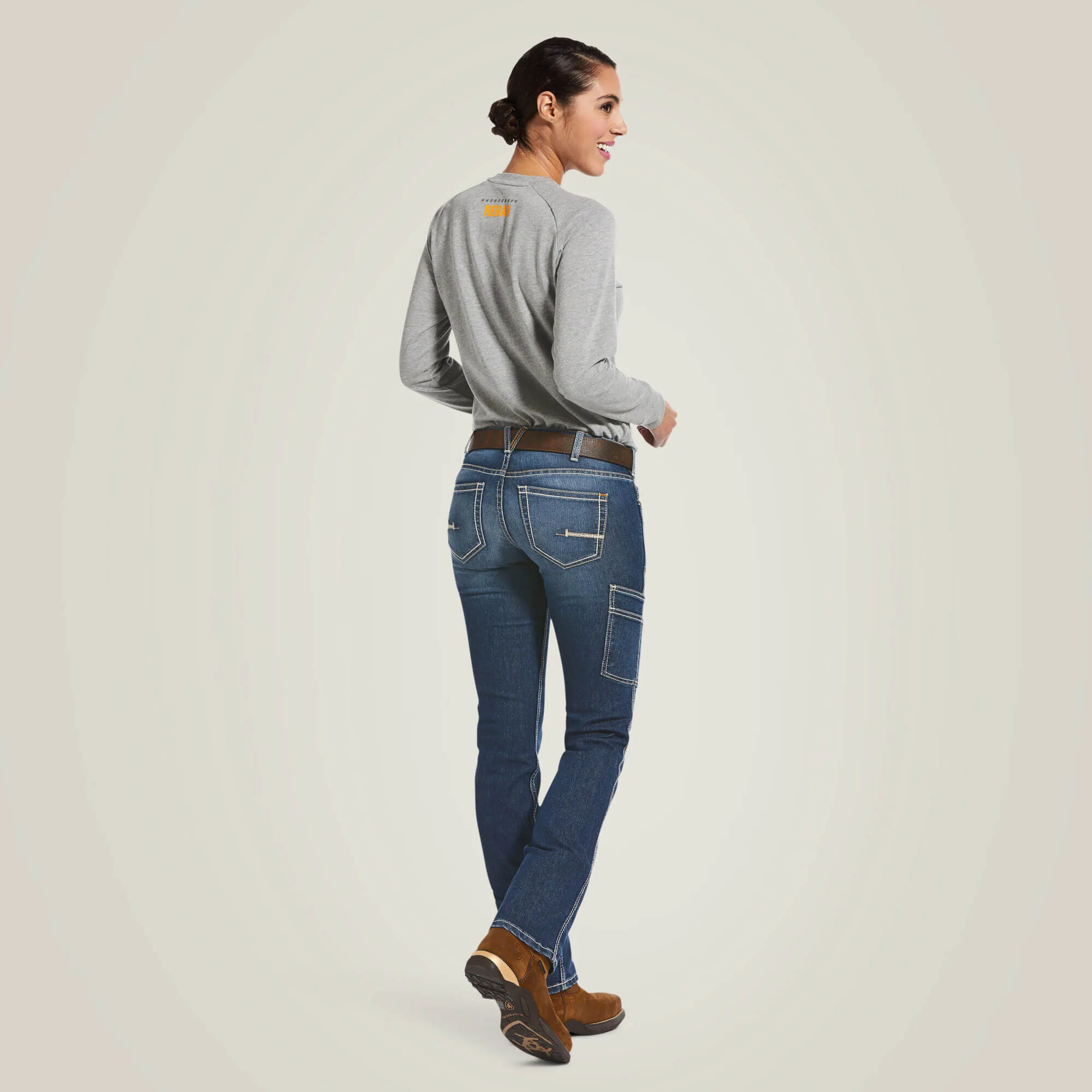 Rebar DuraStretch Riveter Straight Leg Jean