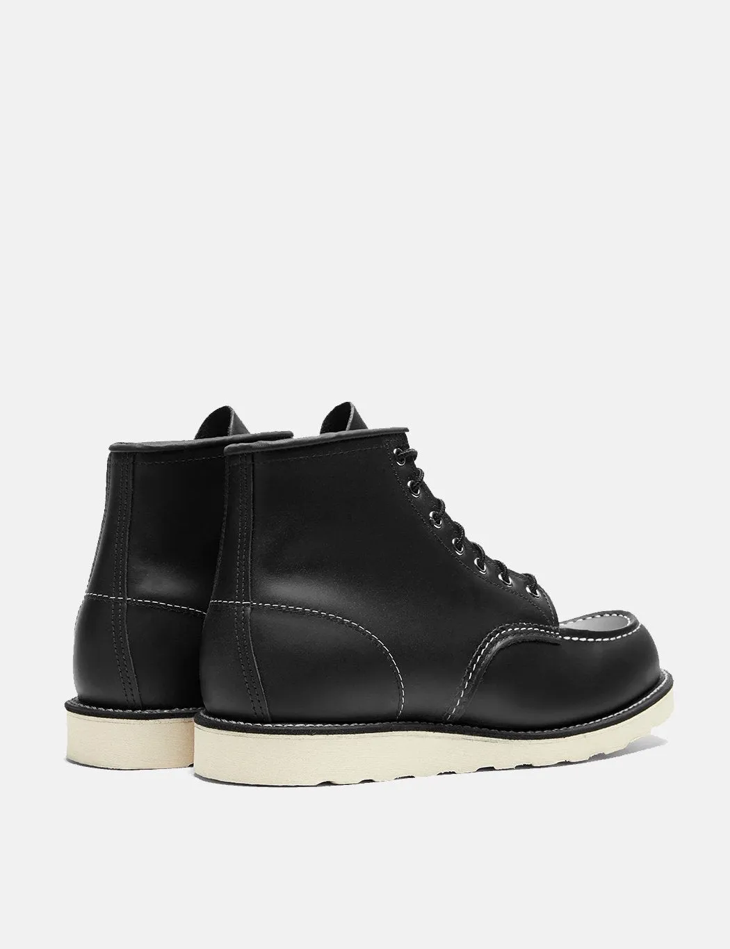 Red Wing 6 Moc Toe Boots (8130) - Black Chrome