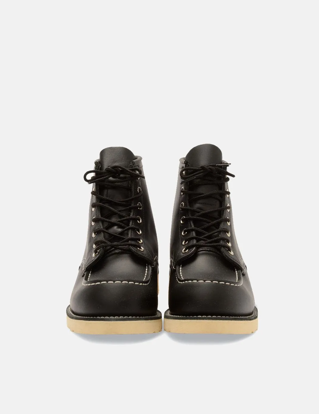 Red Wing 6 Moc Toe Boots (8130) - Black Chrome