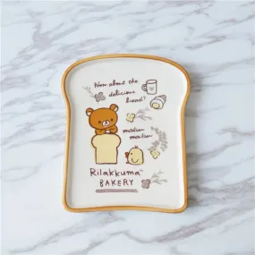 rilakkuma toast plates /bowl