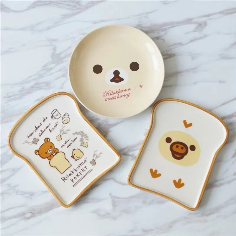 rilakkuma toast plates /bowl