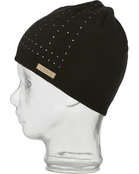 Rojo Merino Diamonds Beanie - True Black