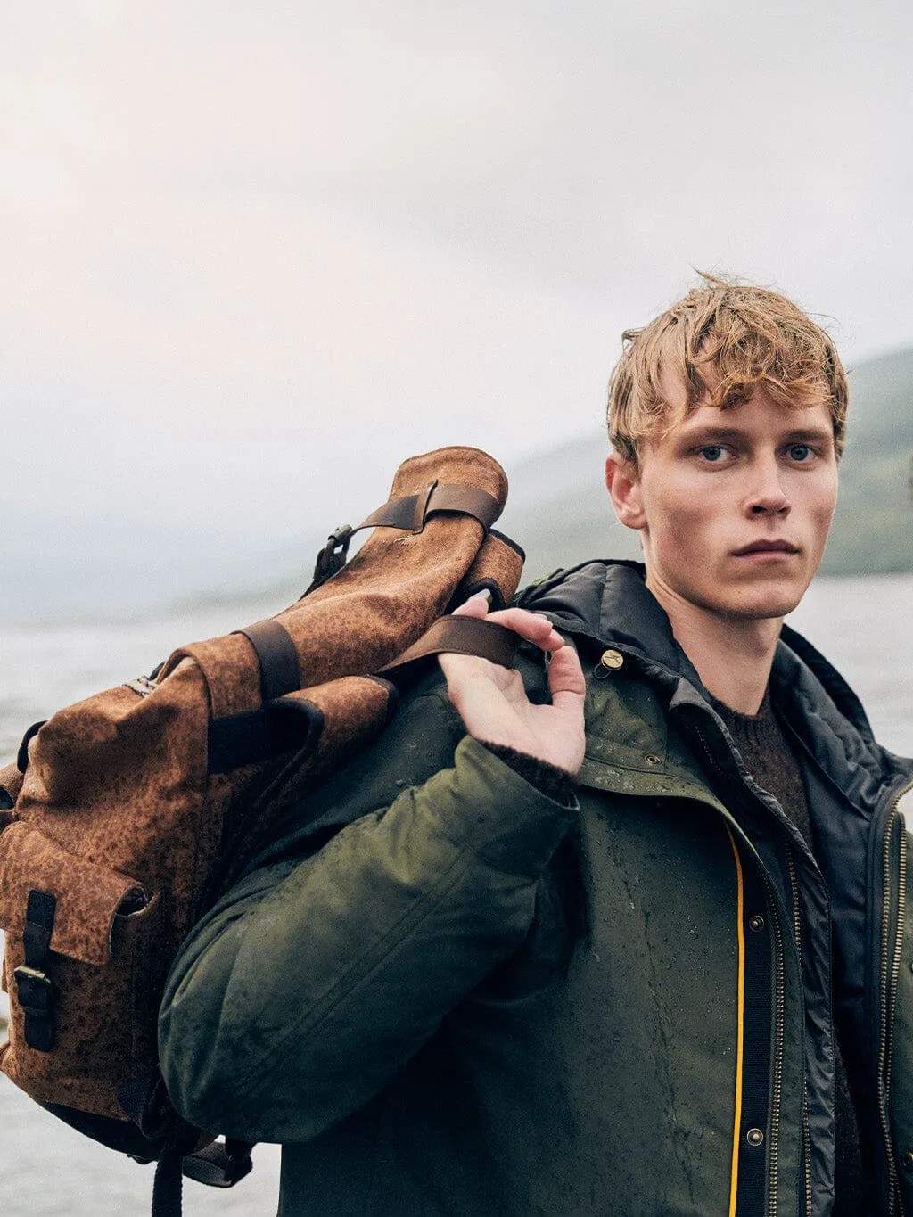 Sand Lombok Waxed Cotton Backpack