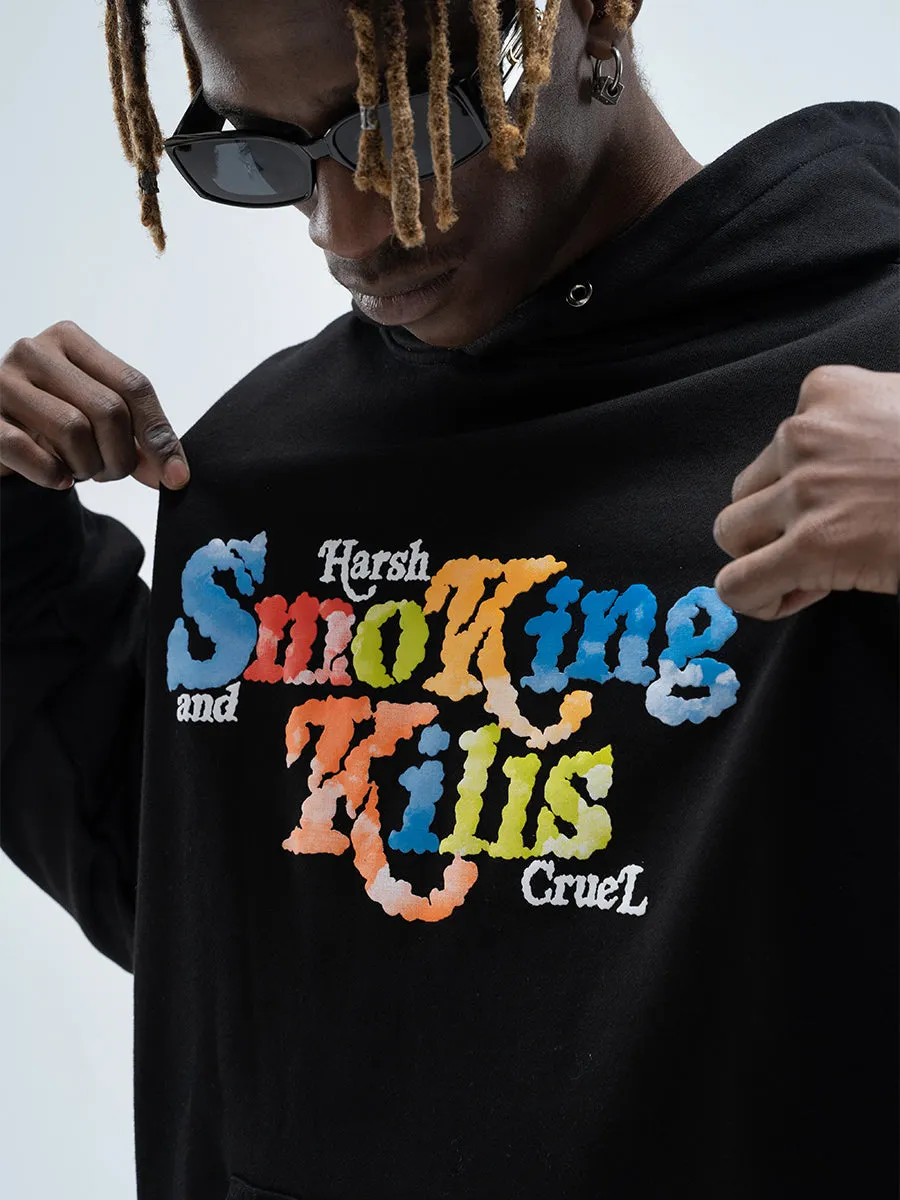 Smoking Kills Rainbow Hoodie