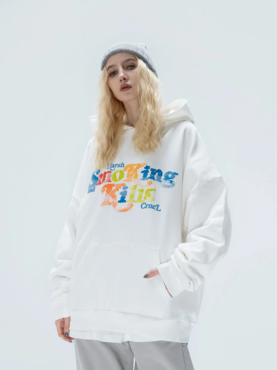 Smoking Kills Rainbow Hoodie