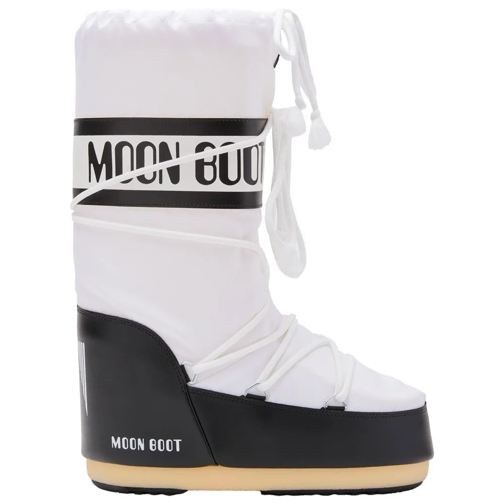 Snow boots Moon Boot ---Icon Nylon W Black White