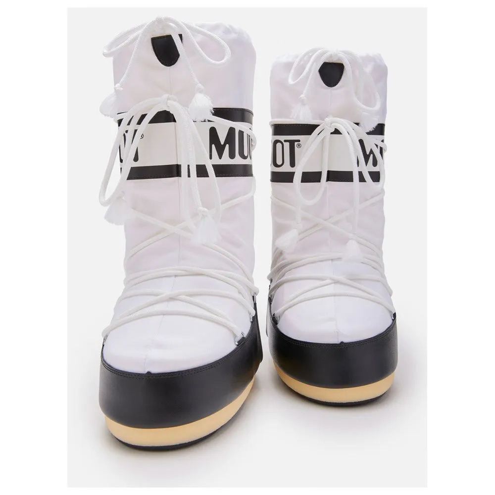 Snow boots Moon Boot ---Icon Nylon W Black White