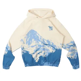 Snow Mountain Print Hoodie