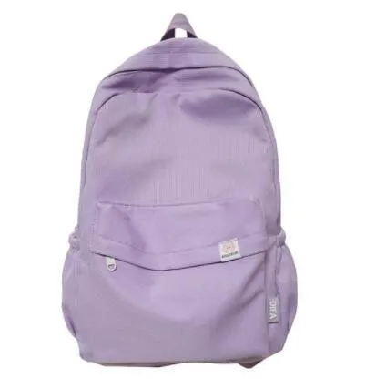 Soft Leather School Bags - Teenager Cool Backpack WV100