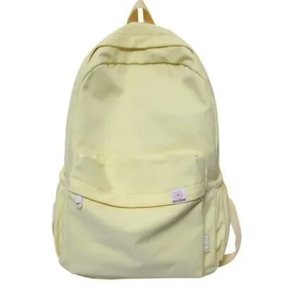 Soft Leather School Bags - Teenager Cool Backpack WV100