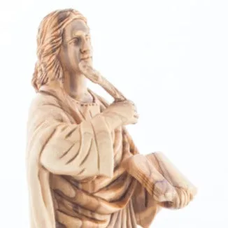 St. John the Evangelist Olive Wood Statue 9.8