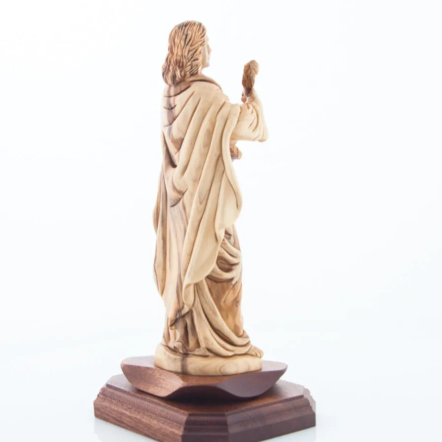 St. John the Evangelist Olive Wood Statue 9.8