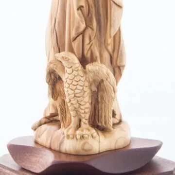 St. John the Evangelist Olive Wood Statue 9.8