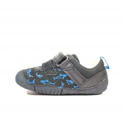 Start-Rite Little Fin | Navy Nubuck | Childrens Pre Walker Shoes