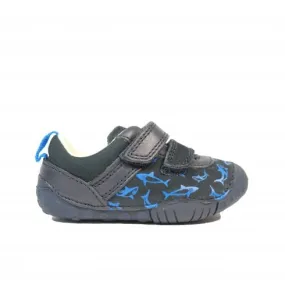 Start-Rite Little Fin | Navy Nubuck | Childrens Pre Walker Shoes