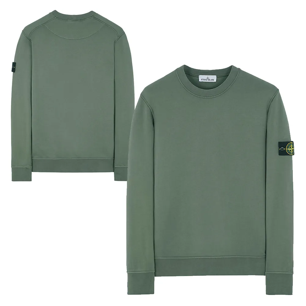 STONE ISLAND  |Street Style Long Sleeves Logo Sweaters