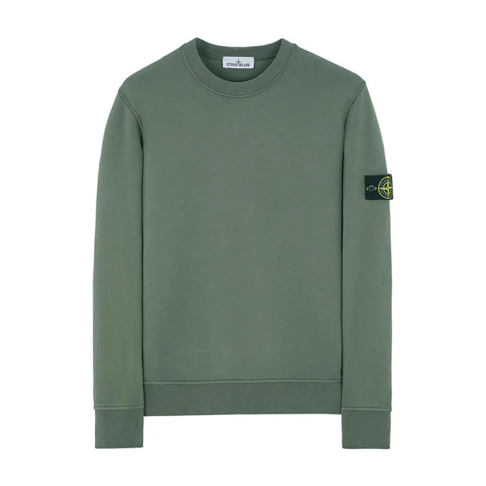 STONE ISLAND  |Street Style Long Sleeves Logo Sweaters