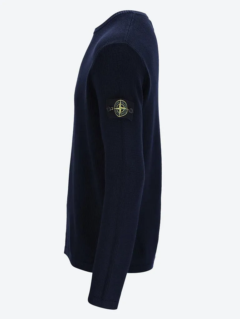 STONE ISLAND  |Unisex Street Style Long Sleeves Cotton Sweaters