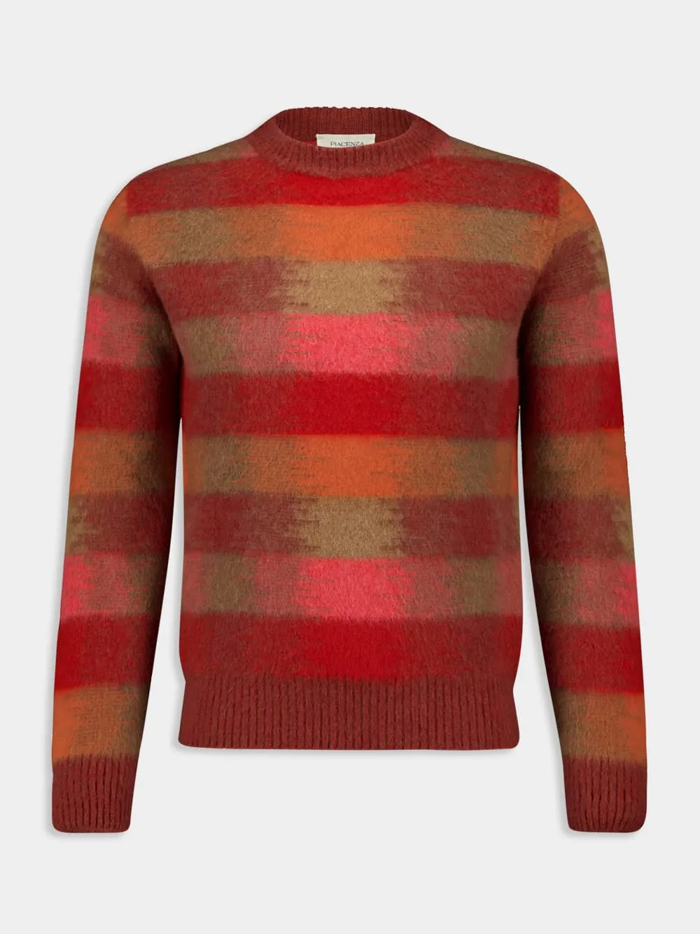 Striped Virgin Wool Crewneck Sweater