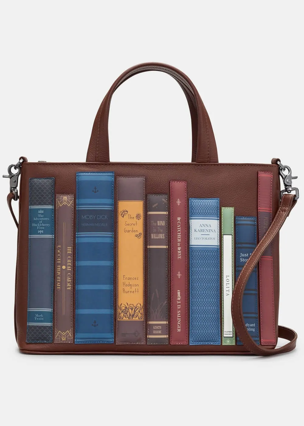 Succubus Bags Books Classic Bookworm Grab Bag Brown