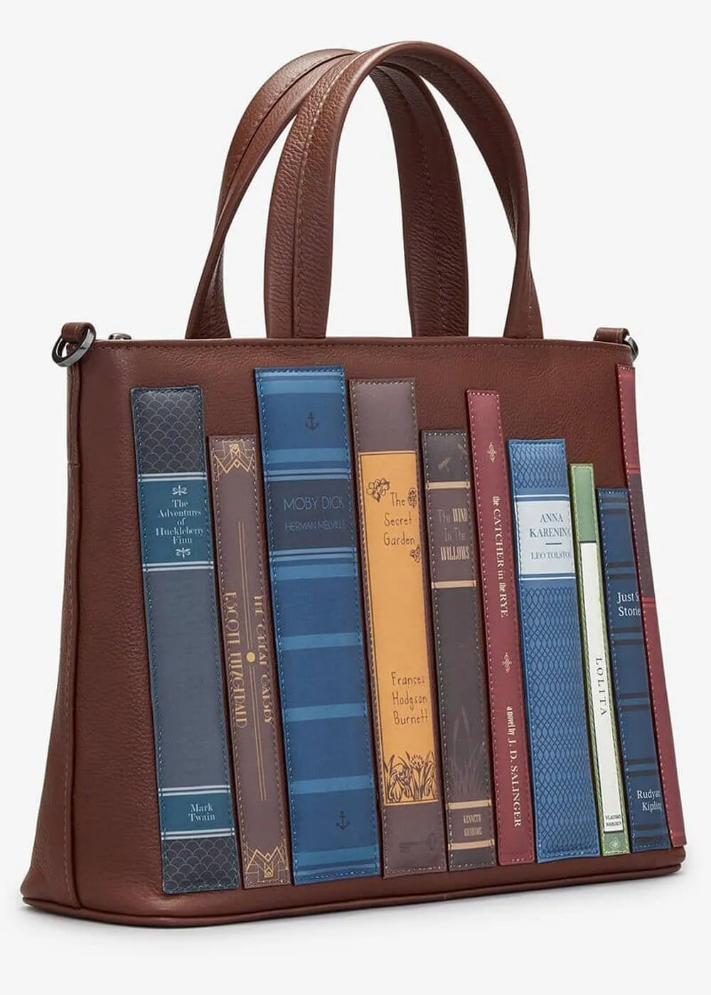 Succubus Bags Books Classic Bookworm Grab Bag Brown