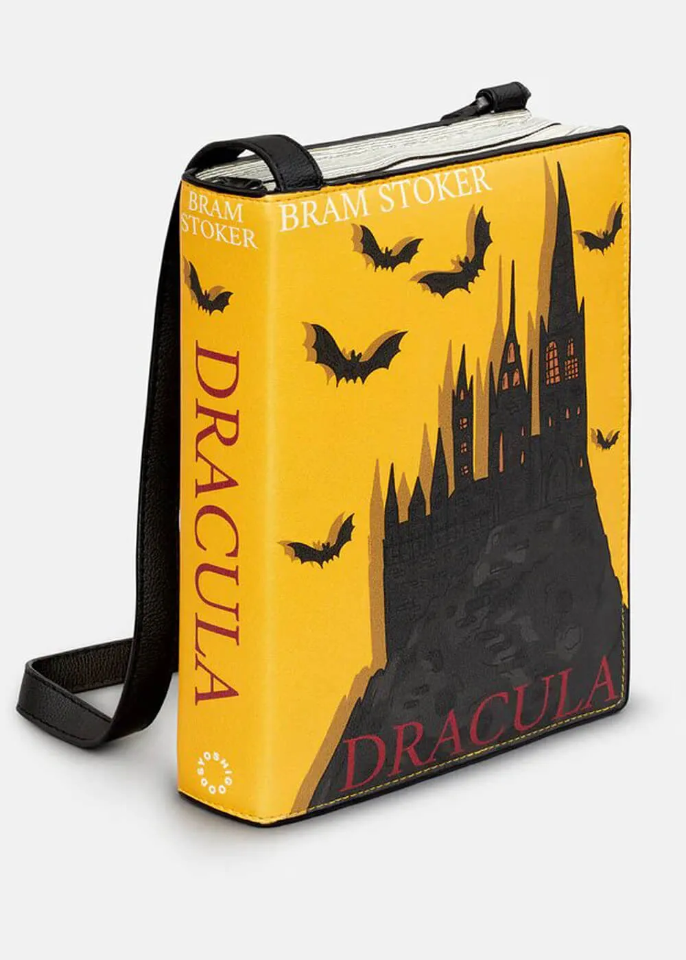 Succubus Bags Books Dracula Vegan Crossbody Bag Black