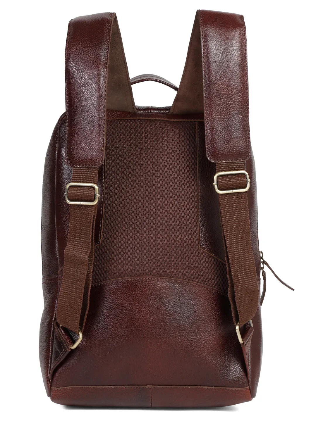 Teakwood Leather Cherry Textured Backpack