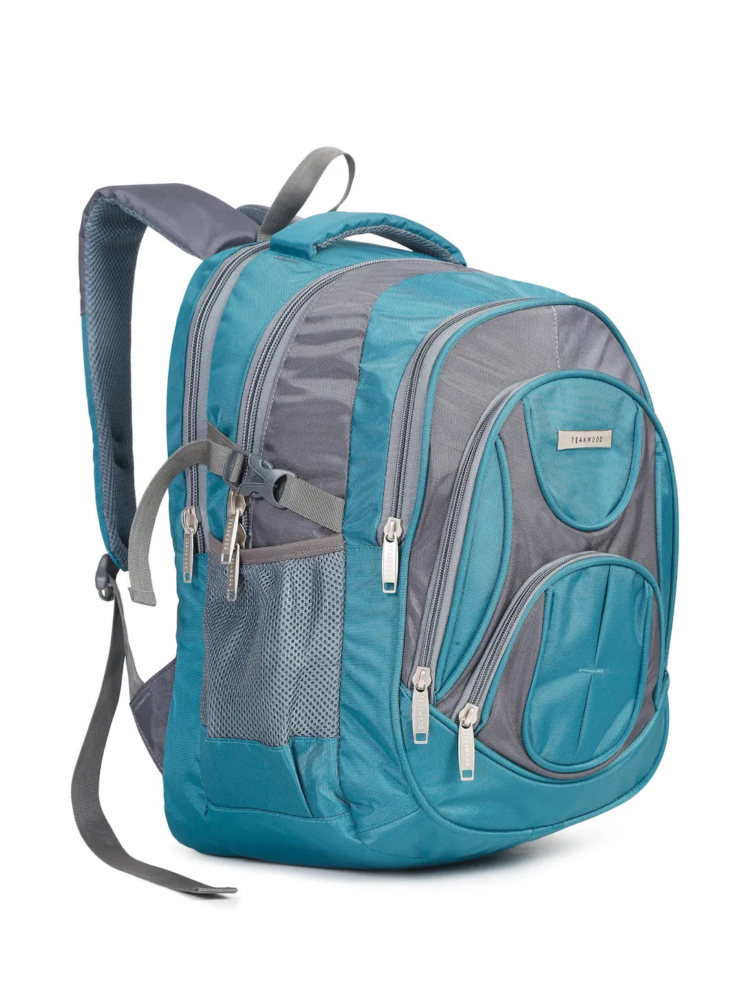 Teakwood Leather Unisex Solid Teal 34L Medium Backpack