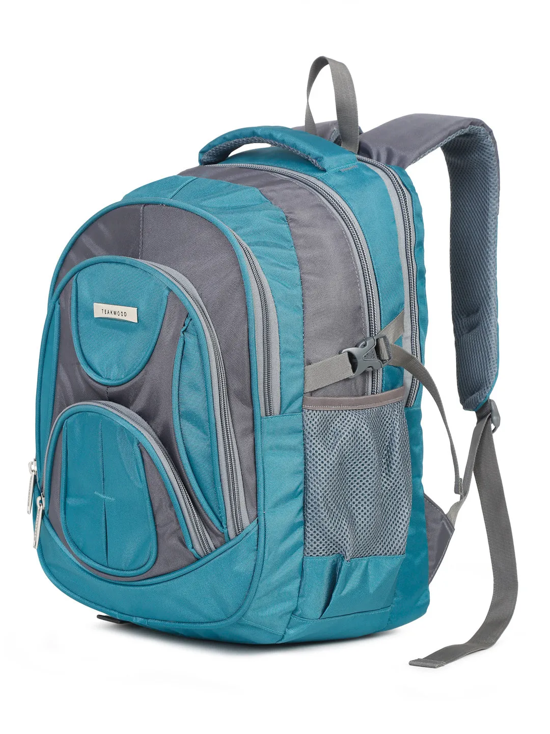 Teakwood Leather Unisex Solid Teal 34L Medium Backpack