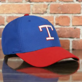 Texas Rangers Cooperstown American Needle Green Bottom Throwback Blue Wool Dad Hat | OSFM