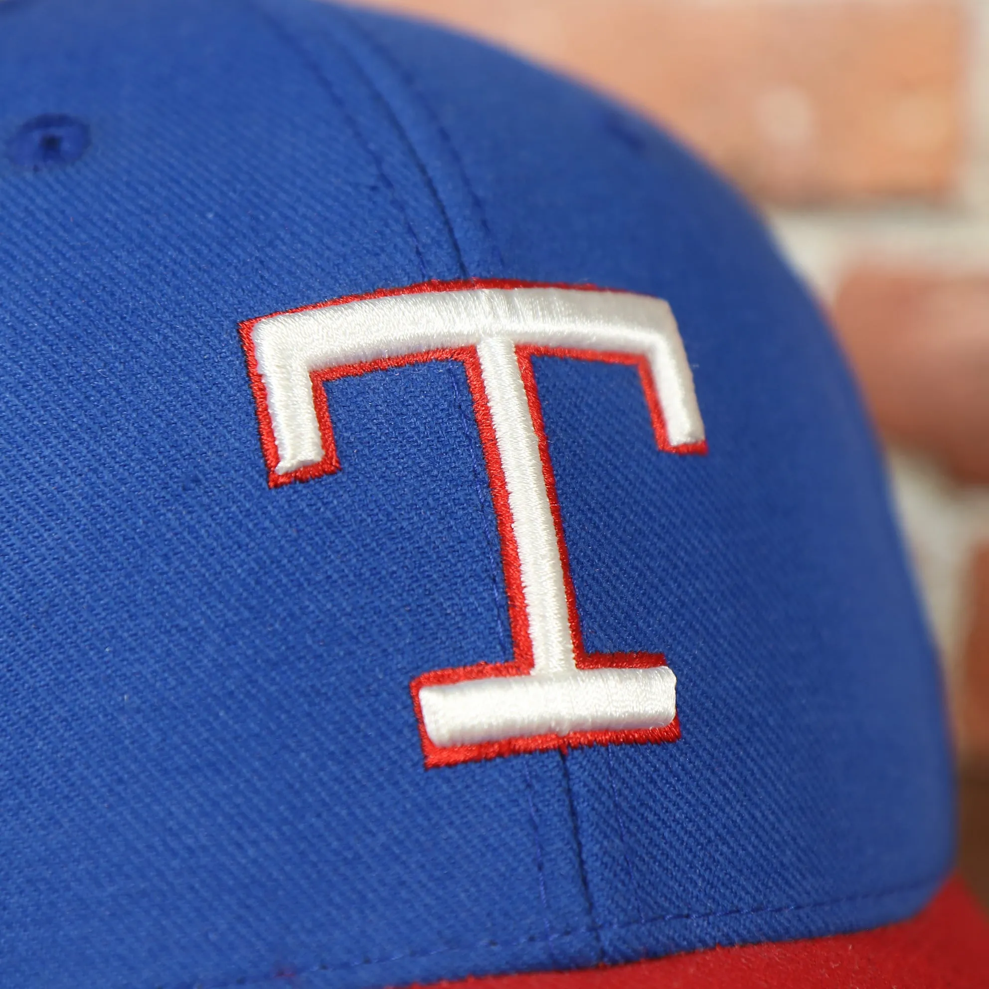 Texas Rangers Cooperstown American Needle Green Bottom Throwback Blue Wool Dad Hat | OSFM