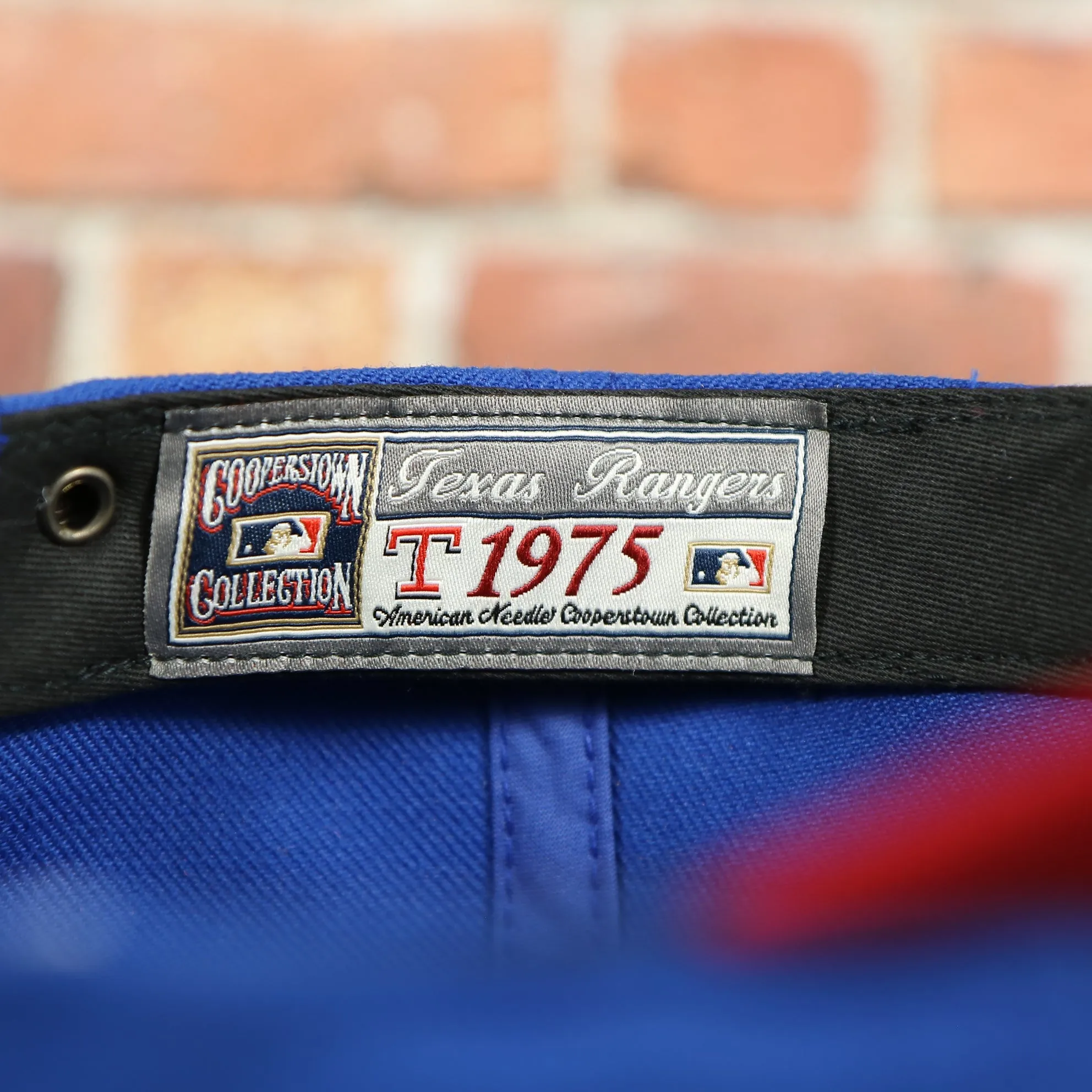 Texas Rangers Cooperstown American Needle Green Bottom Throwback Blue Wool Dad Hat | OSFM