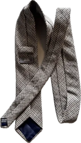 THE GENTLEMEN: Michael’s John Lewis Brown Plaid Knit Skinny Necktie