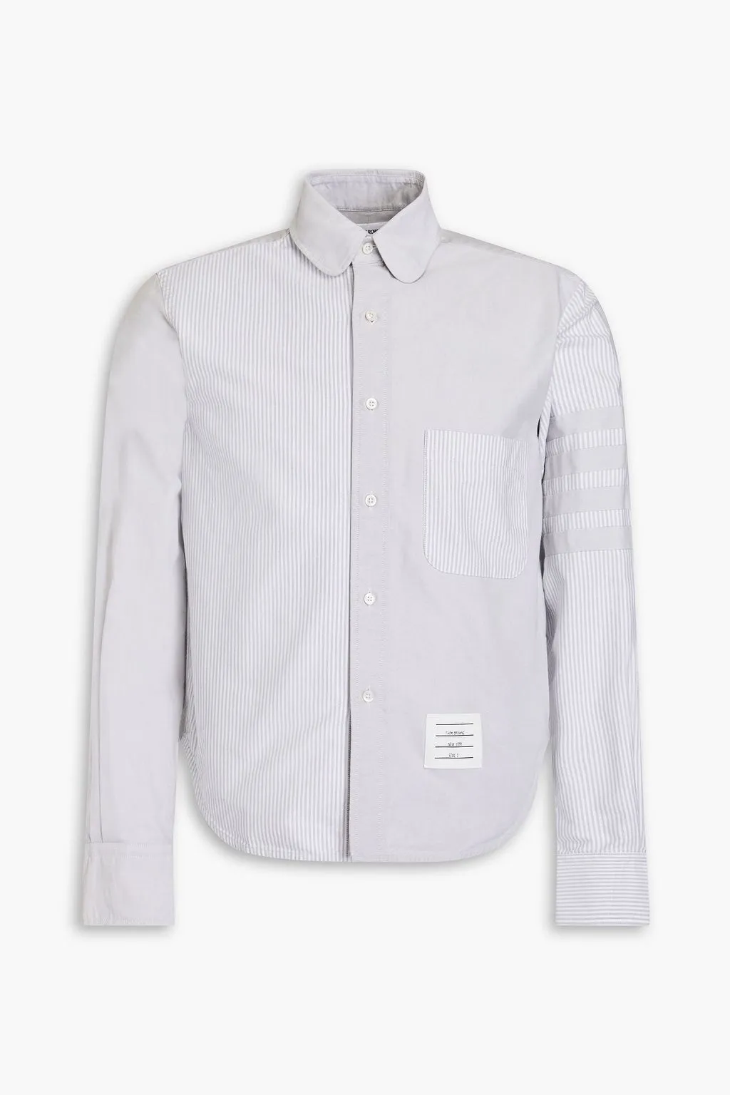 THOM BROWNE  |Long Sleeves Cotton Bridal Logo Designers Outlet Shirts