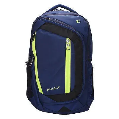 Tiger Blue Backpack / School Bag by President Bags