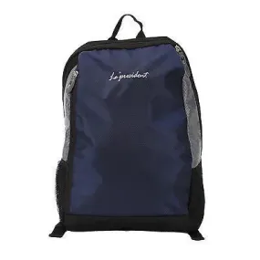 True Blue-Grey Laptop Backpack by President Bags